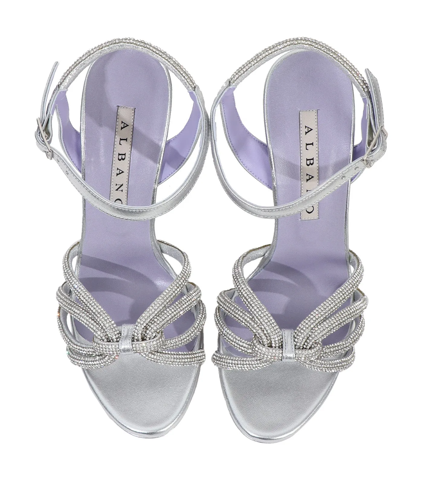 3263 Heeled Sandals Silver