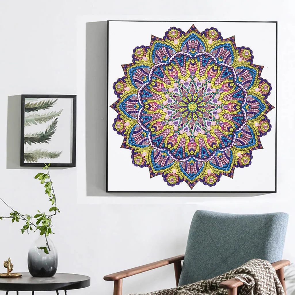 5D DIY  Special-Shaped Diamond-  Mandala 30*30cm