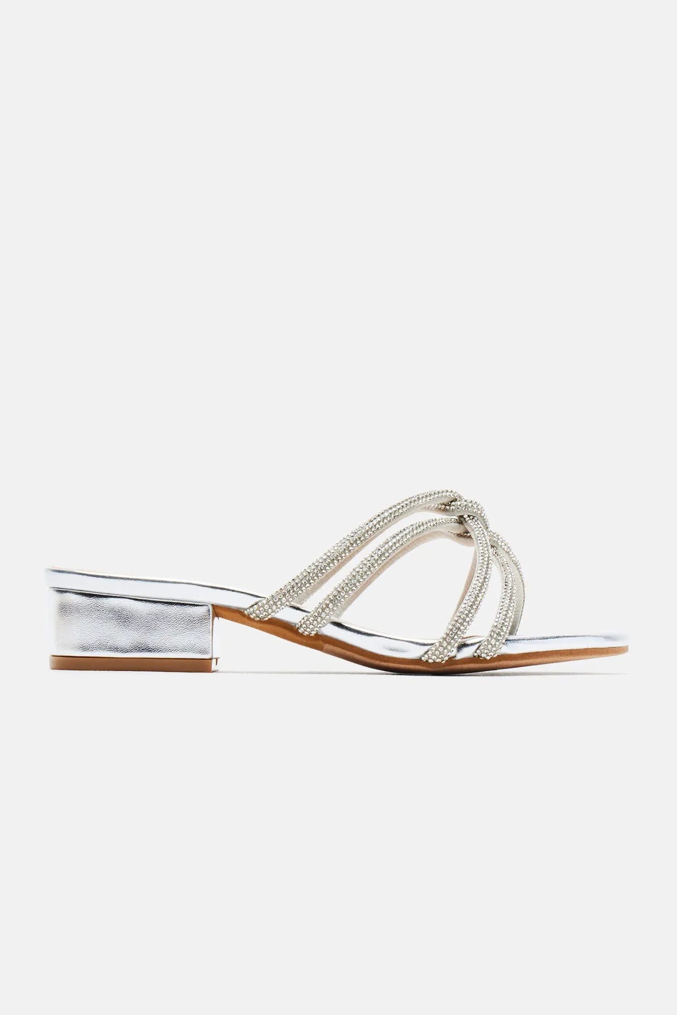 A New Look Heeled Sandals - Silver