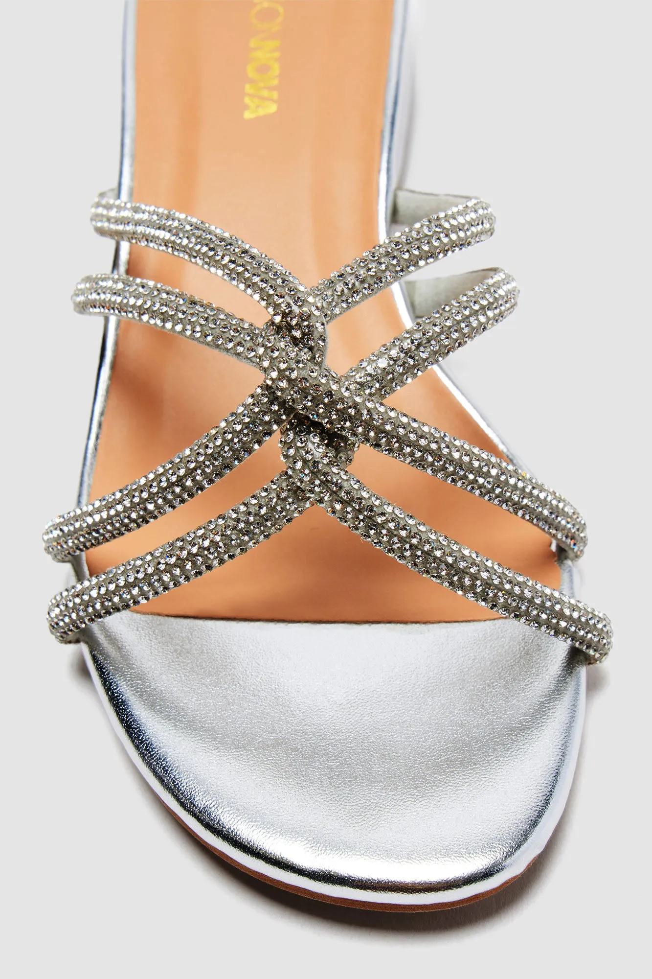 A New Look Heeled Sandals - Silver