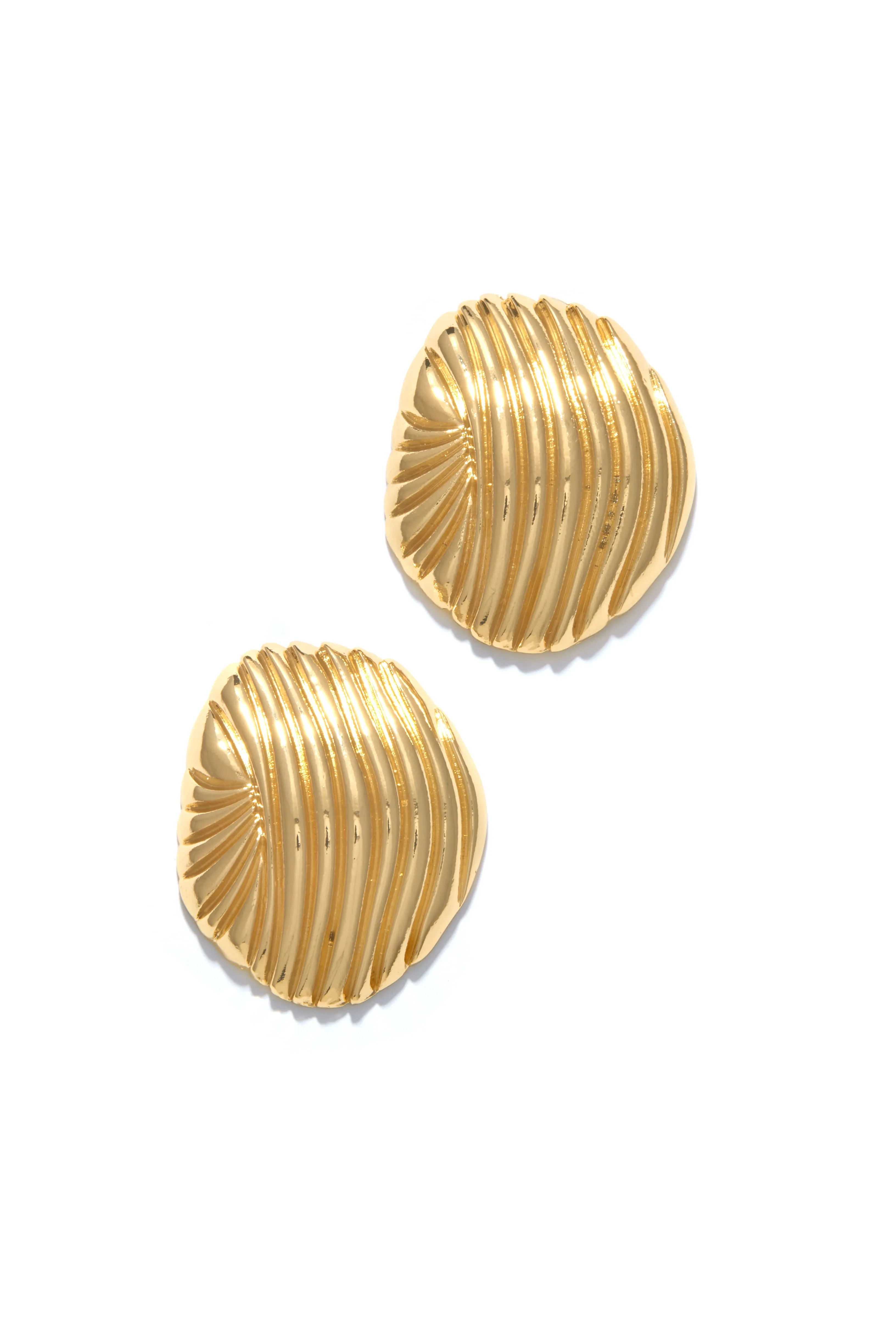 Alberta Statement Earring - Gold