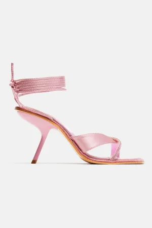 Aligned With You Heeled Sandals - Pink