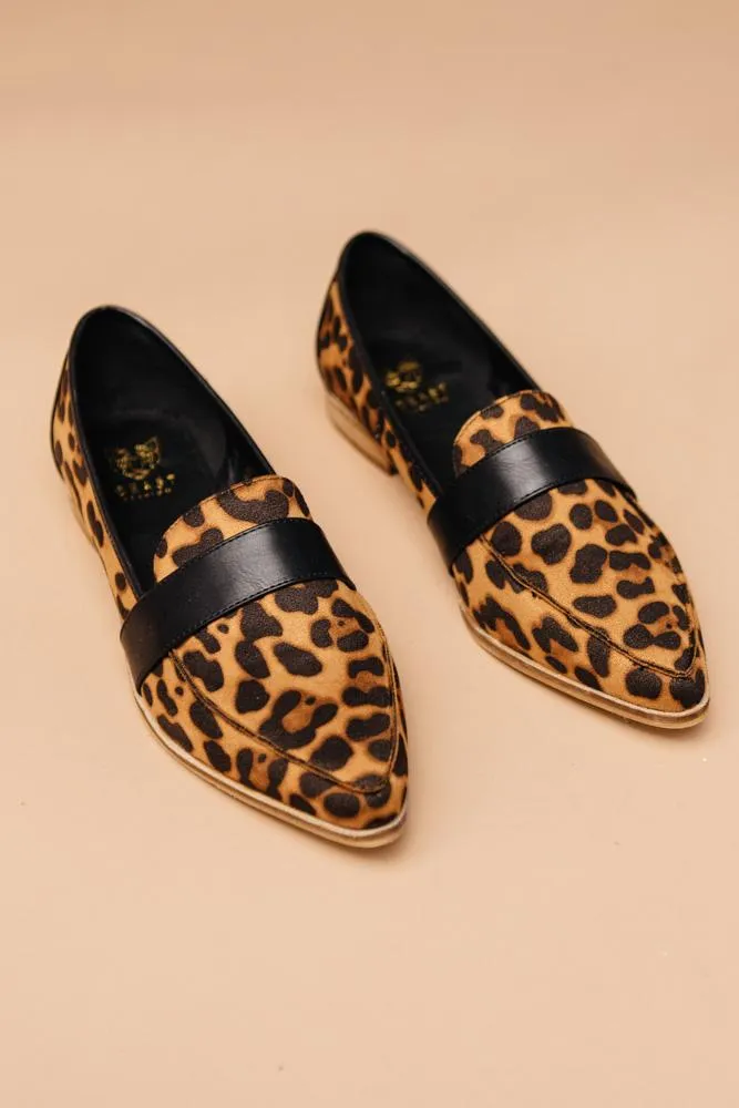 Alma Leopard Print Loafer