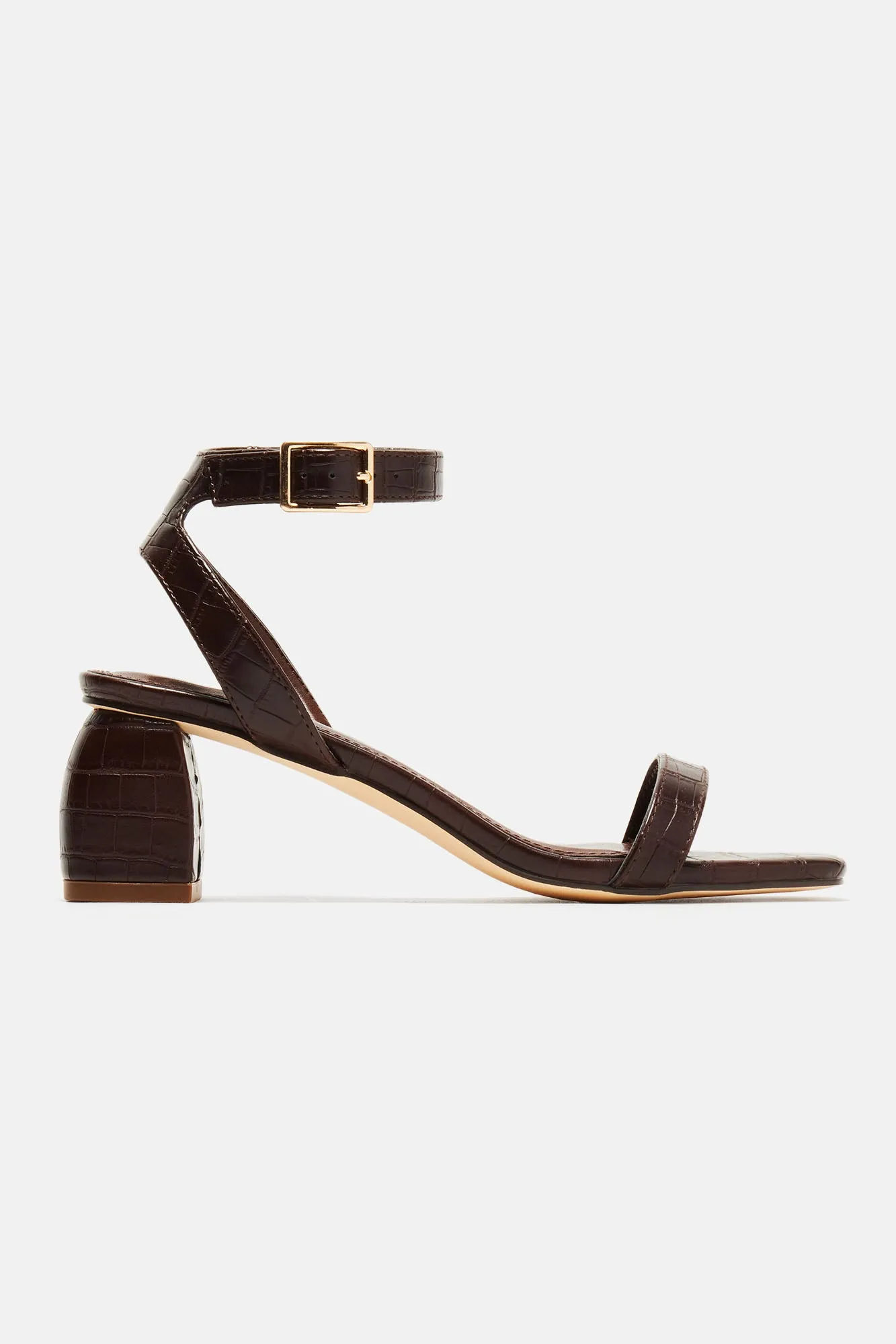 Almost Daily Heeled Sandals - Brown