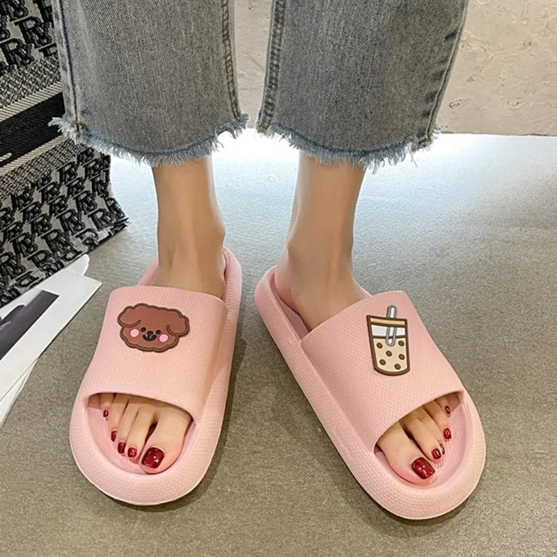 AMOZAE- -  Cartoon Orthopedic Platform Slippers