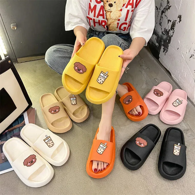 AMOZAE- -  Cartoon Orthopedic Platform Slippers