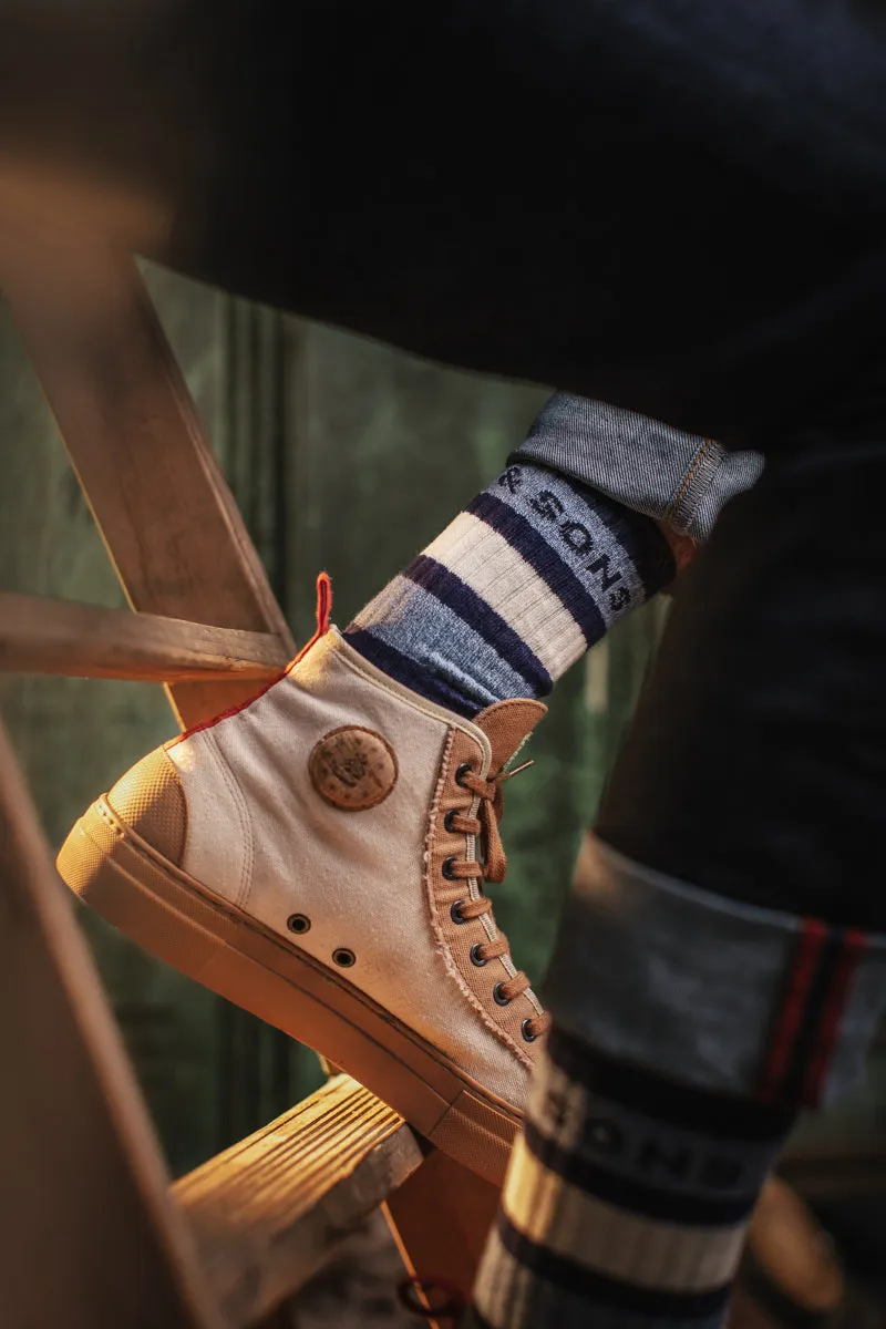 &SONS Baseline Socks Navy