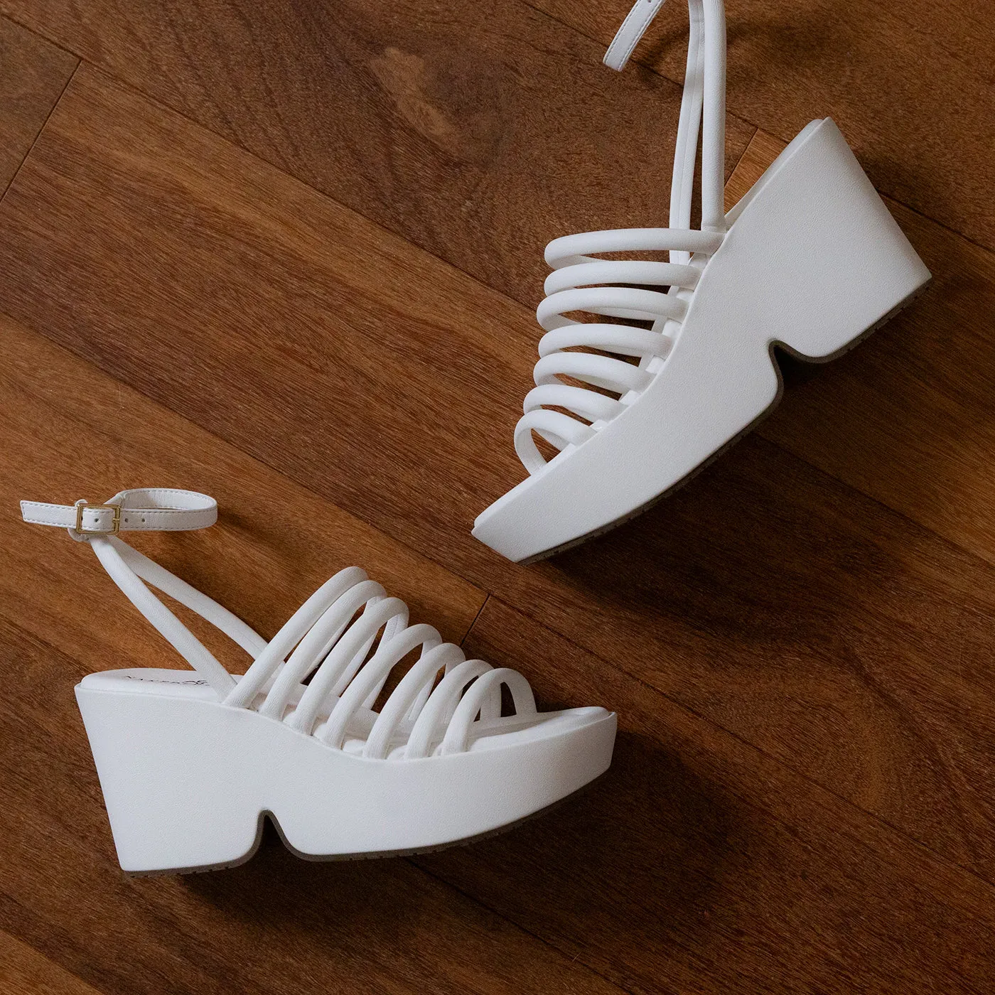 ANTIPODE in WHITE Heeled Sandals