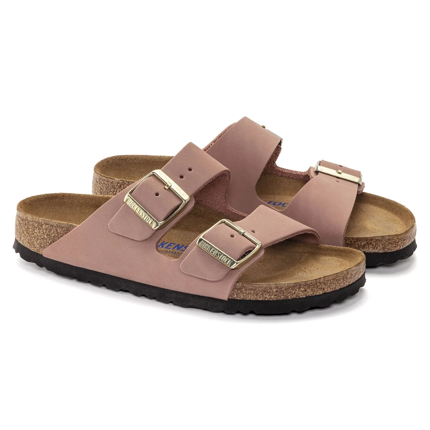 Arizona Soft Footbed Nubuck Leather - Old Rose