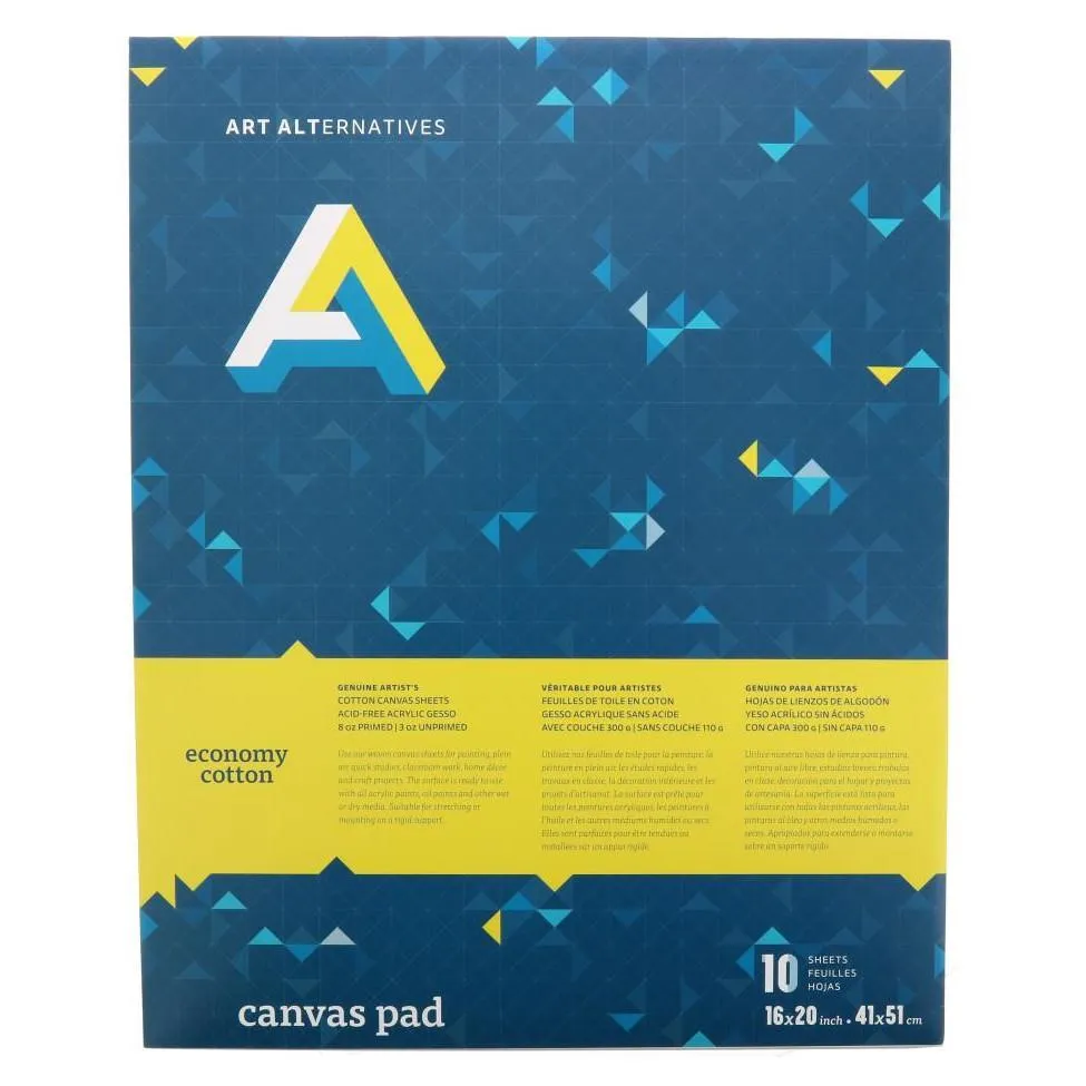 Art Alternatives Canvas Pad 16x20" 10 Sheets (Ì)