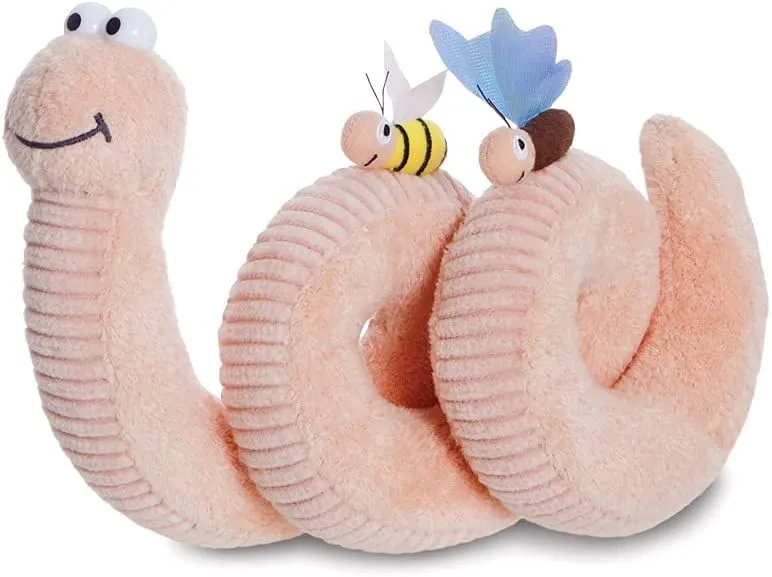 Aurora 61431 Superworm Soft Toy Peach