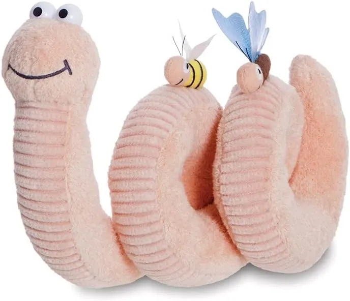 Aurora 61431 Superworm Soft Toy Peach