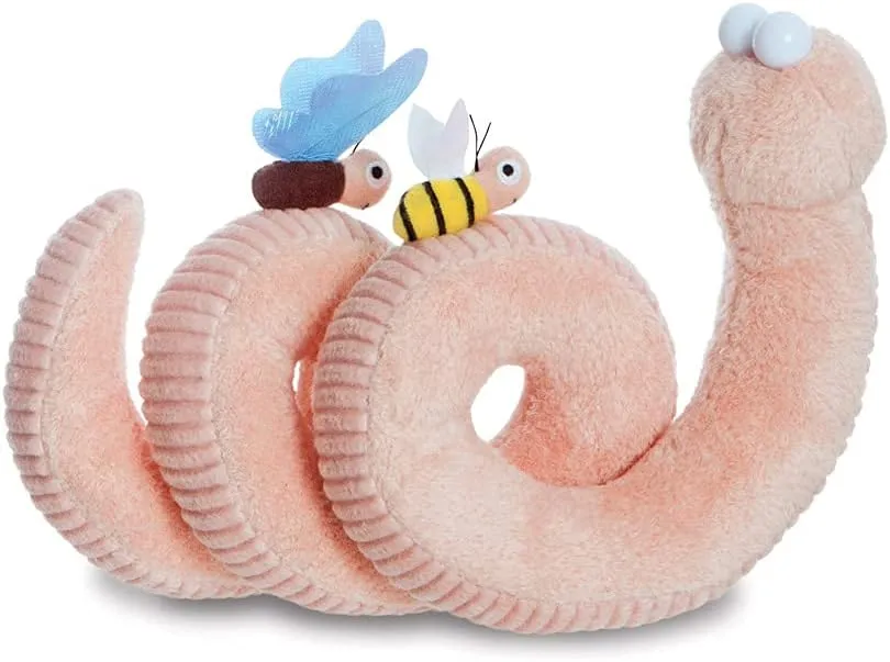 Aurora 61431 Superworm Soft Toy Peach