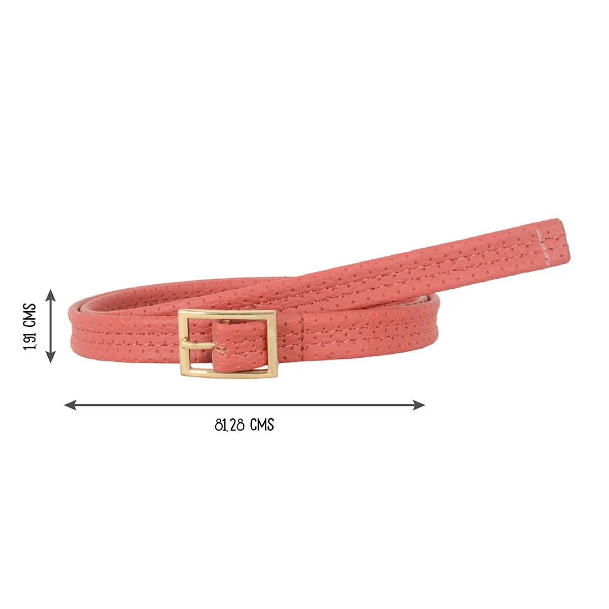 Baggit Women's Belt - 34 (Red)