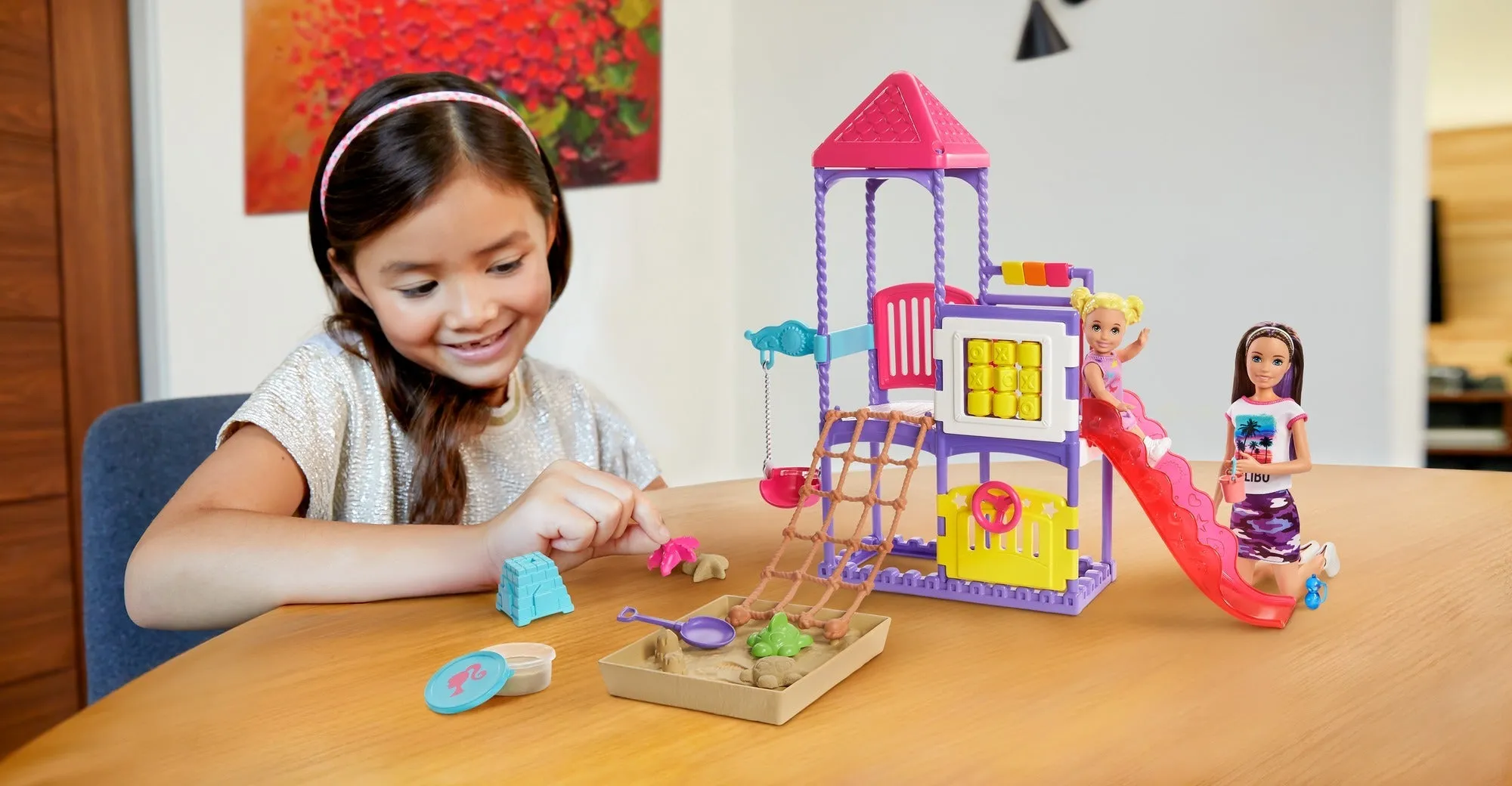 Barbie Skipper Babysitters Inc Climb And Explore Playground Playset