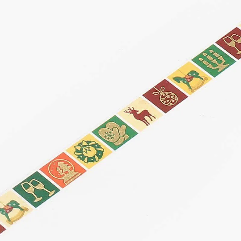 BGM Christmas Limited Pattern Masking Tape