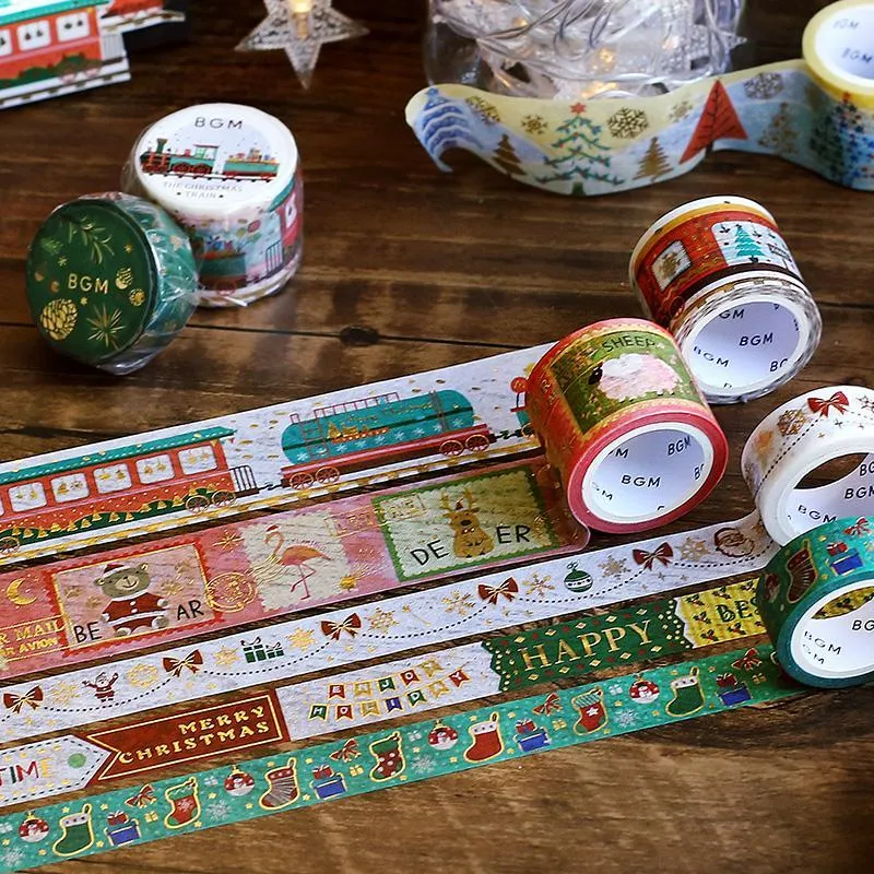 BGM Christmas Limited Pattern Masking Tape