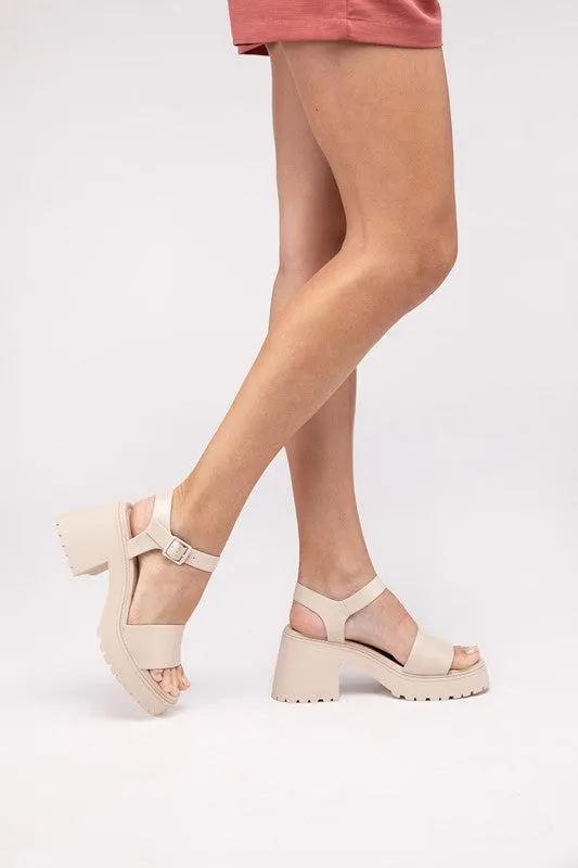 BOOMER Platform Heel Sandals