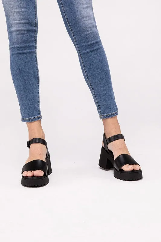 BOOMER Platform Heel Sandals