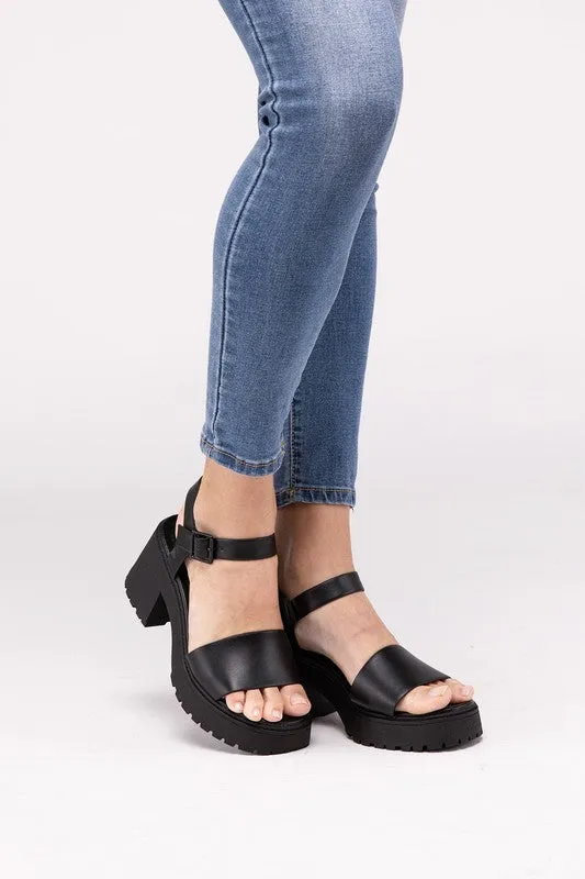 BOOMER Platform Heel Sandals