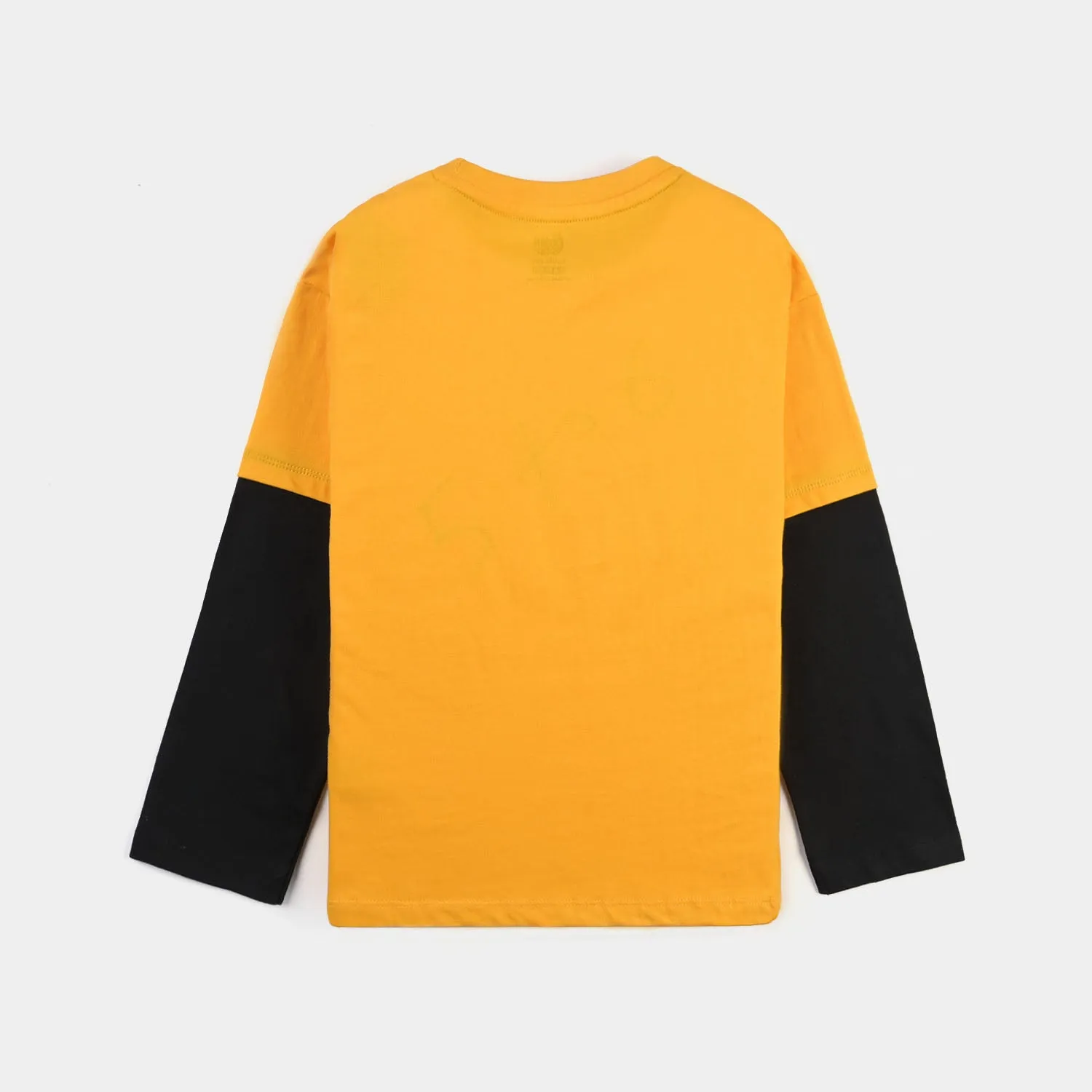 Boys Cotton Jersey T-Shirt F/S Skate Edition-Citrus