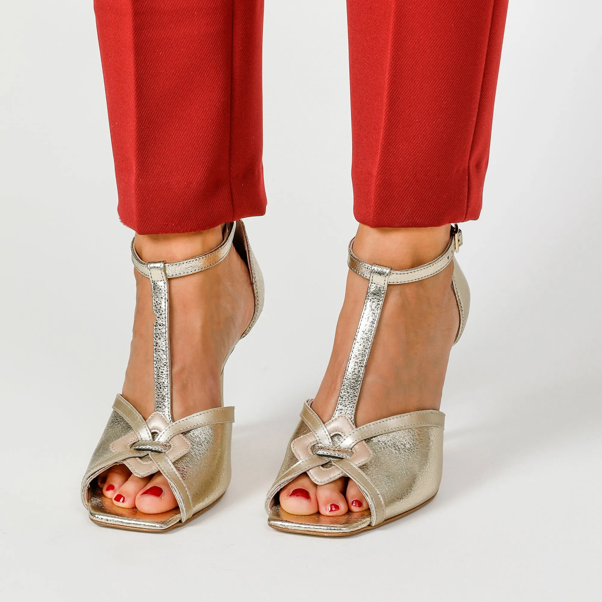 CAMILLA high heel sandal - Goldfinch