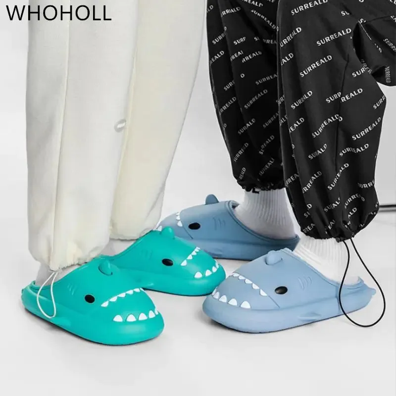 Cartoon Shark Home Slippers