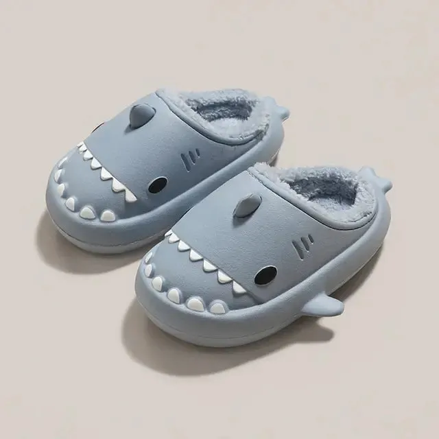 Cartoon Shark Home Slippers