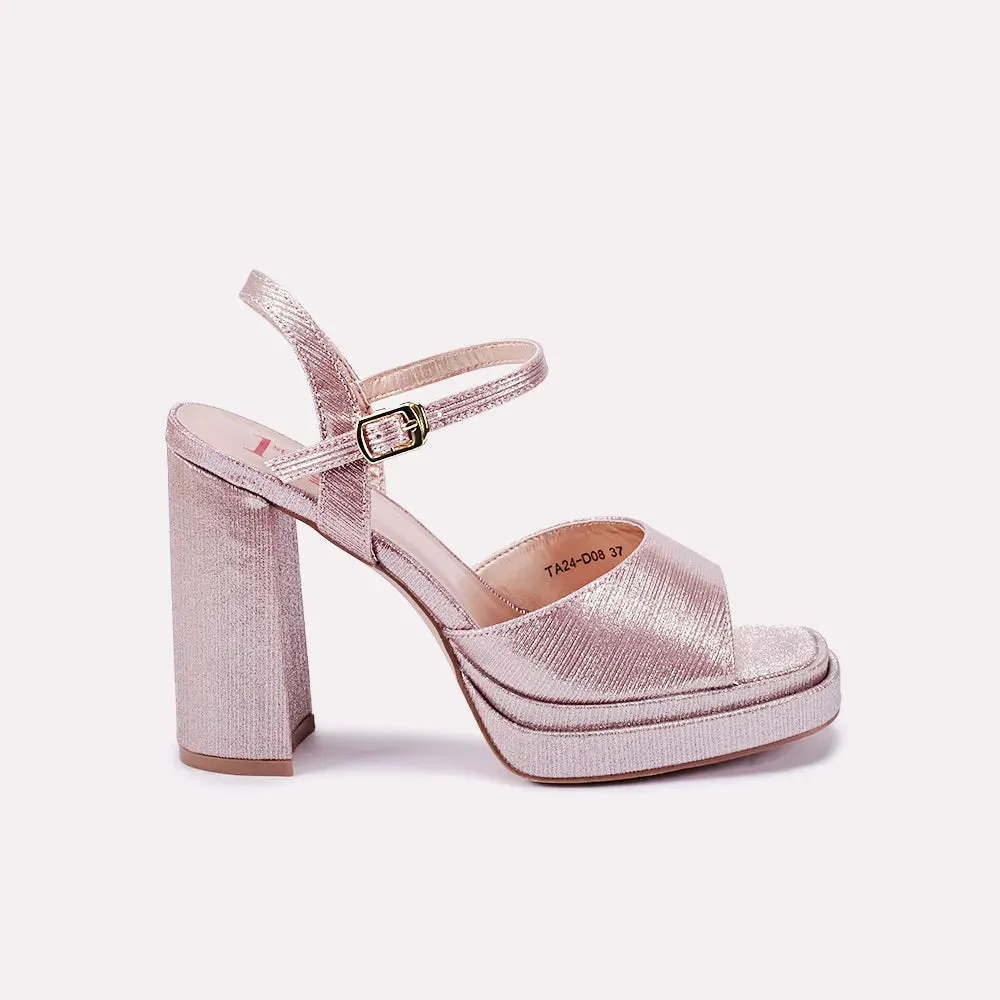 Casey Peach High Heel Sandals 0421202