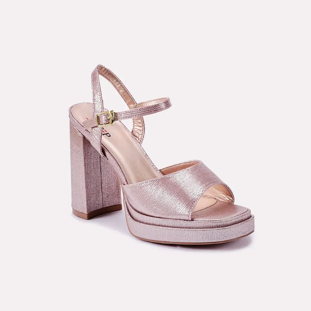 Casey Peach High Heel Sandals 0421202