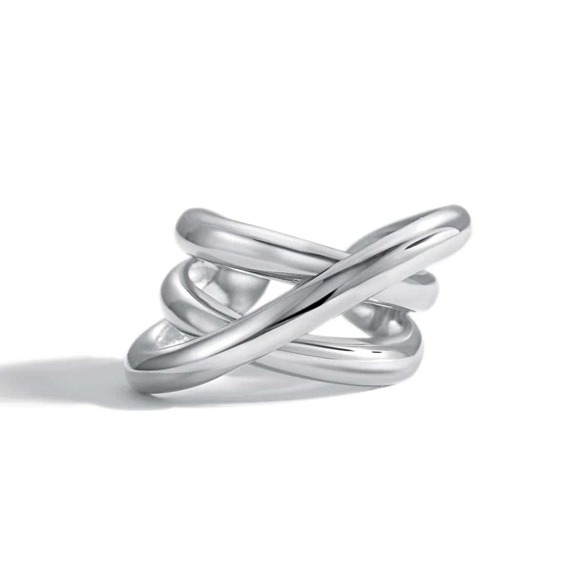 Chunky Wide Intertwined Ring