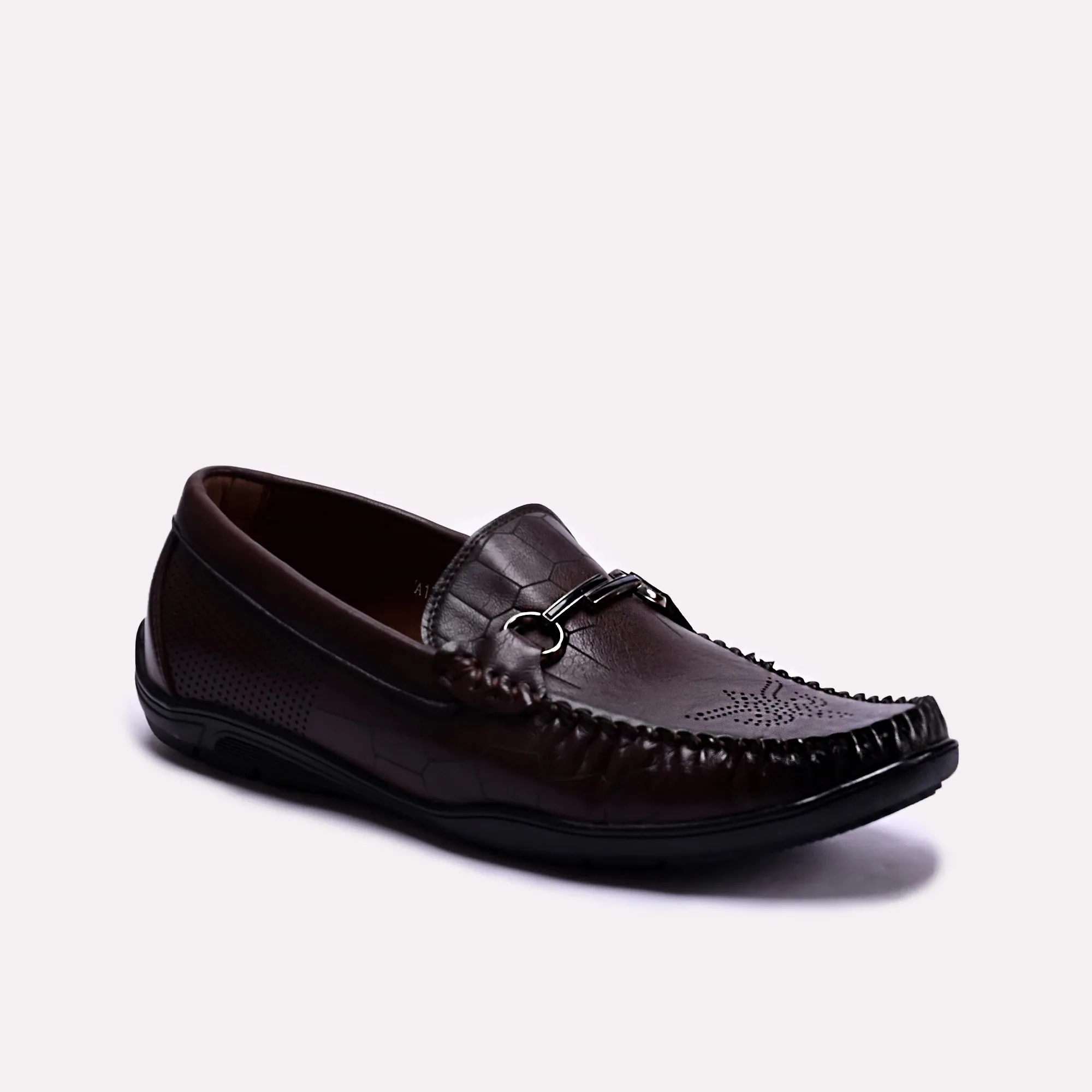 Cliff Brown Horsebit Loafers 0130706