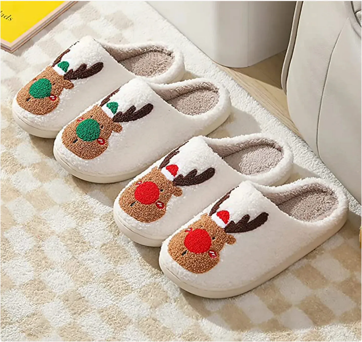 Cozy Christmas Slippers