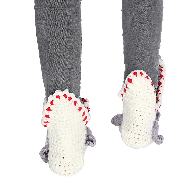 Cozy Plush Shark Socks