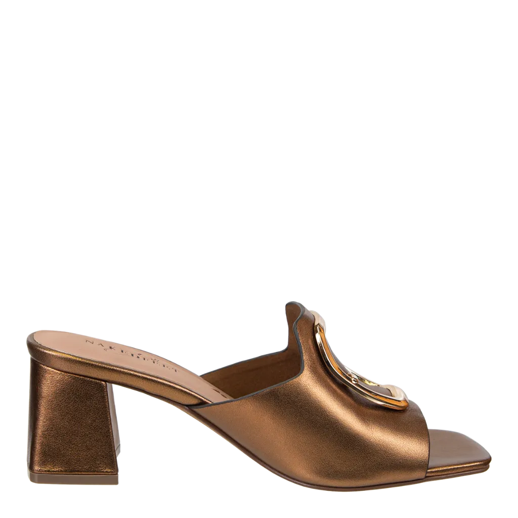 CUPEL in BRONZE Heeled Sandals