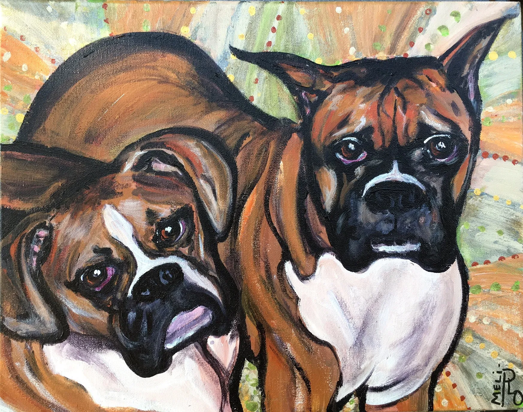 CUSTOM ORDER!   Special Occassion Portraits: Weddings, Anniversaries, Performance, Pets, etc.. / Acrylic on Canvas