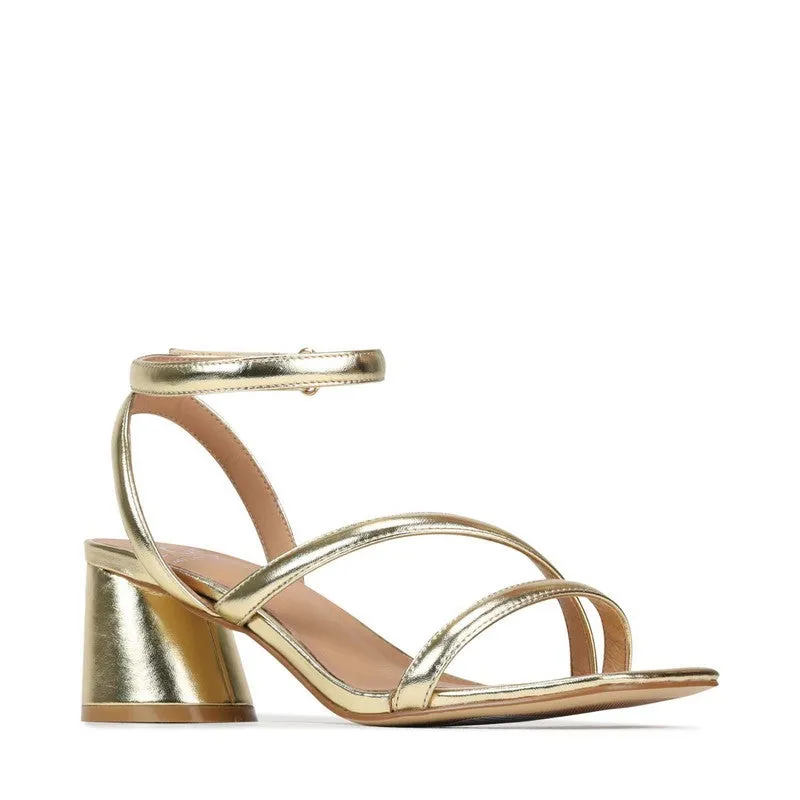 Eos Petricia Gold Heeled Sandal