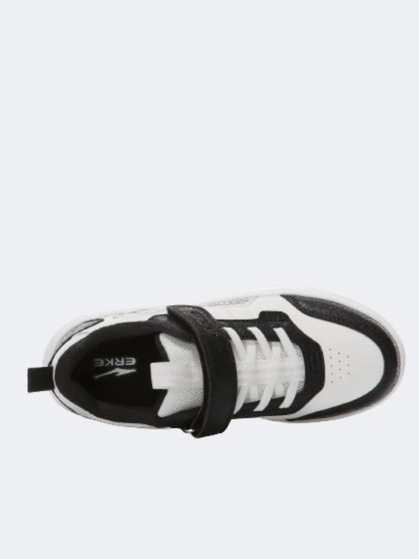 Erke Skateboard Gs-Boys Lifestyle Shoes White/Black