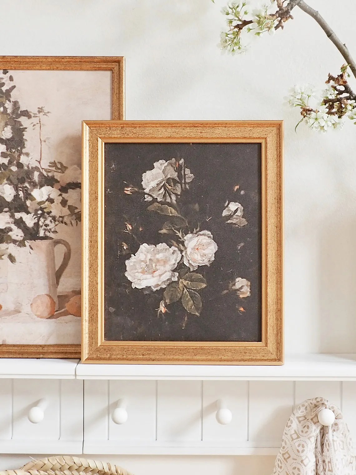 Flowers Framed Canvas Print | 8x10