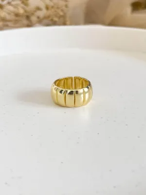 Gold Chunky Statement Ring