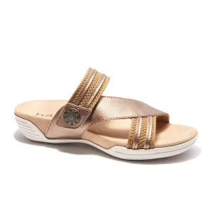 Halsa Desiree Slide Sandal (Women) - Bronze