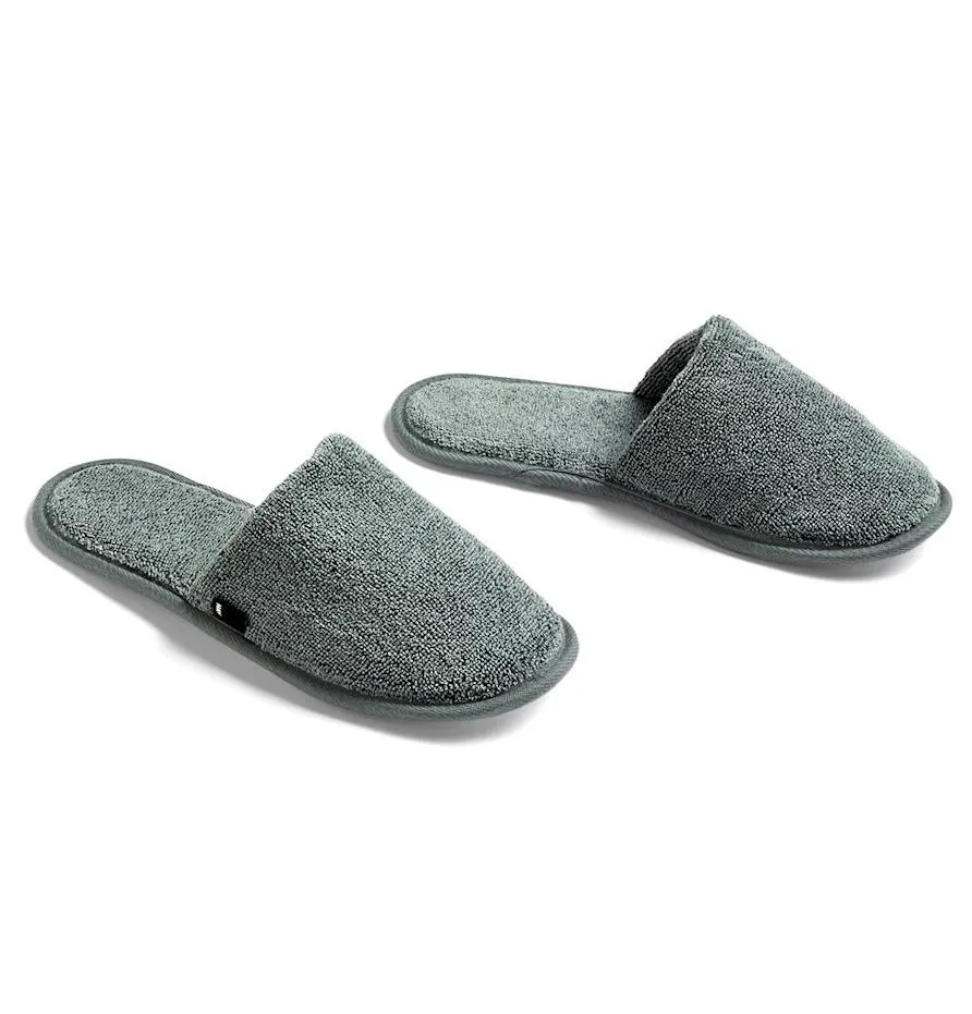 HAY Frotté Slippers – Dark Green