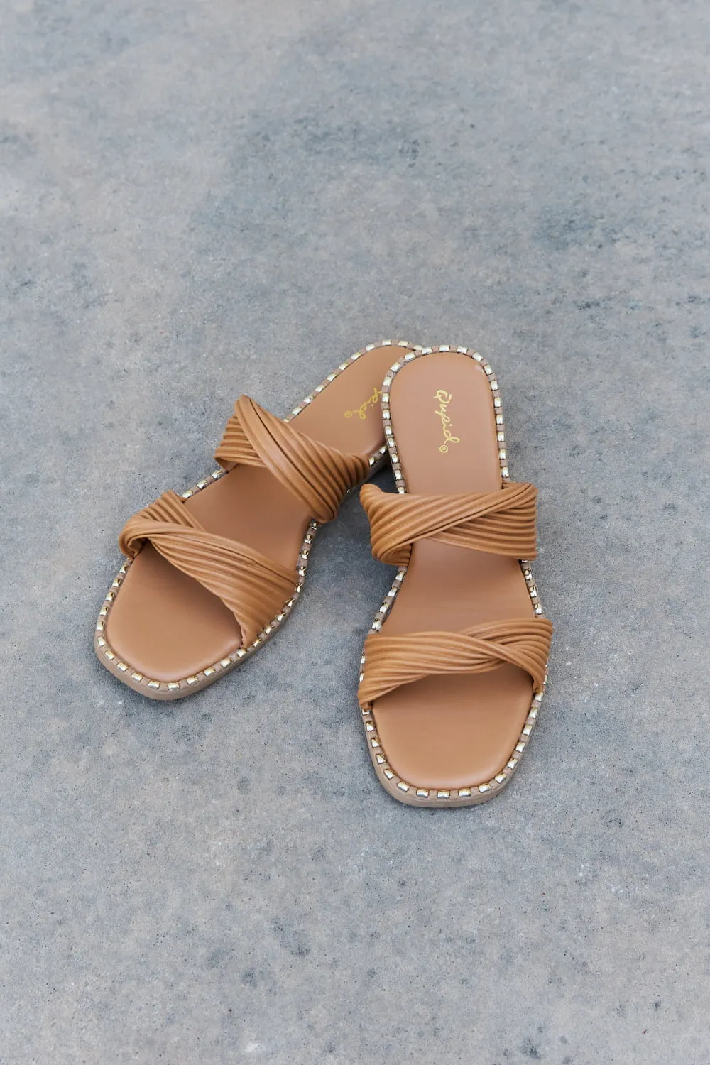 Honey Apple Twist Vegan Leather Sandals