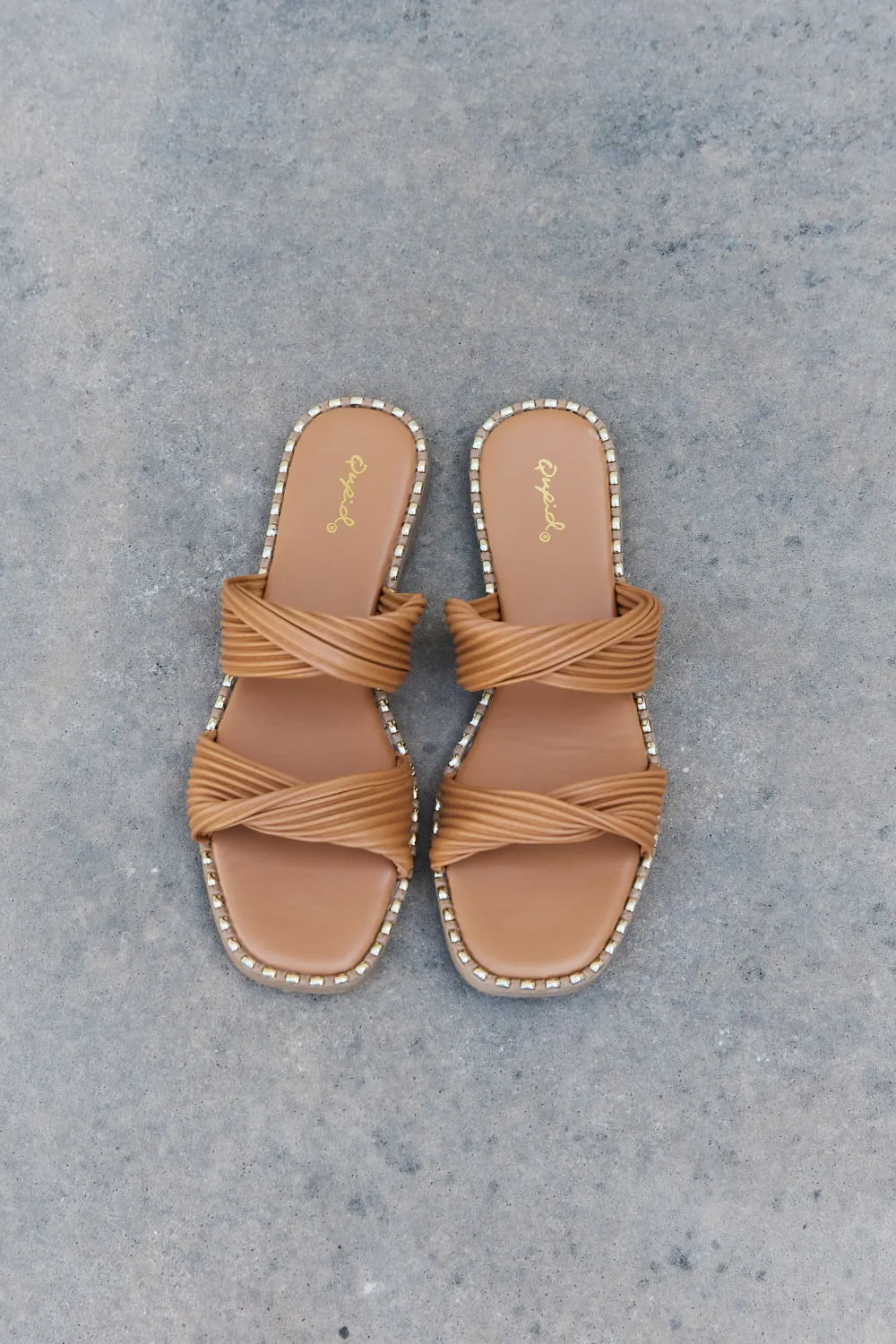 Honey Apple Twist Vegan Leather Sandals