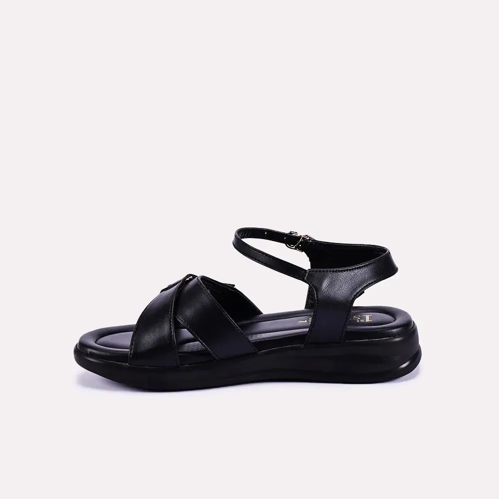 Jessa Black Soft Sandals 0421055