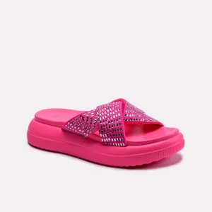 Judy Pink Platform Slippers 0412289