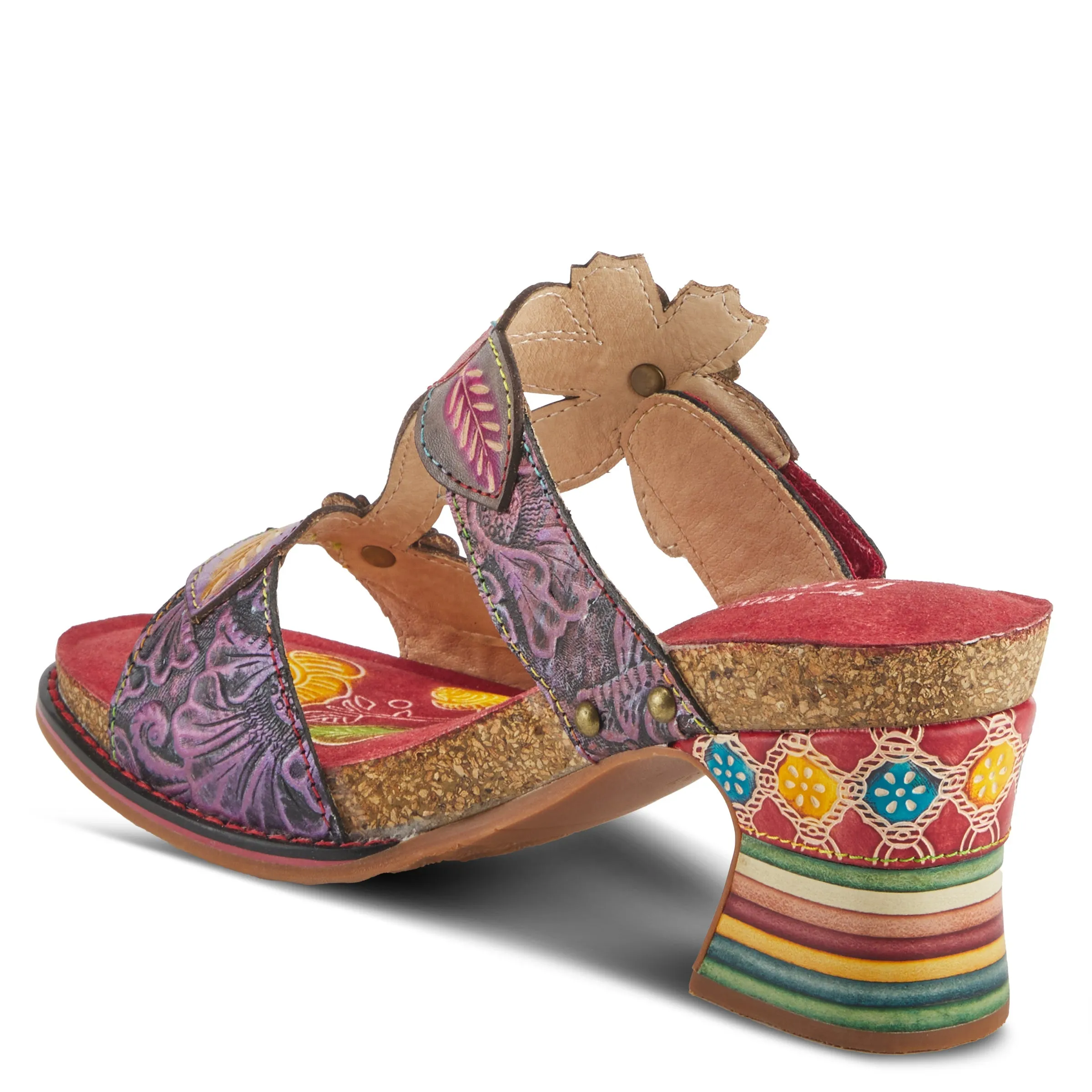 L'ARTISTE ROSSIE HEELED SANDALS