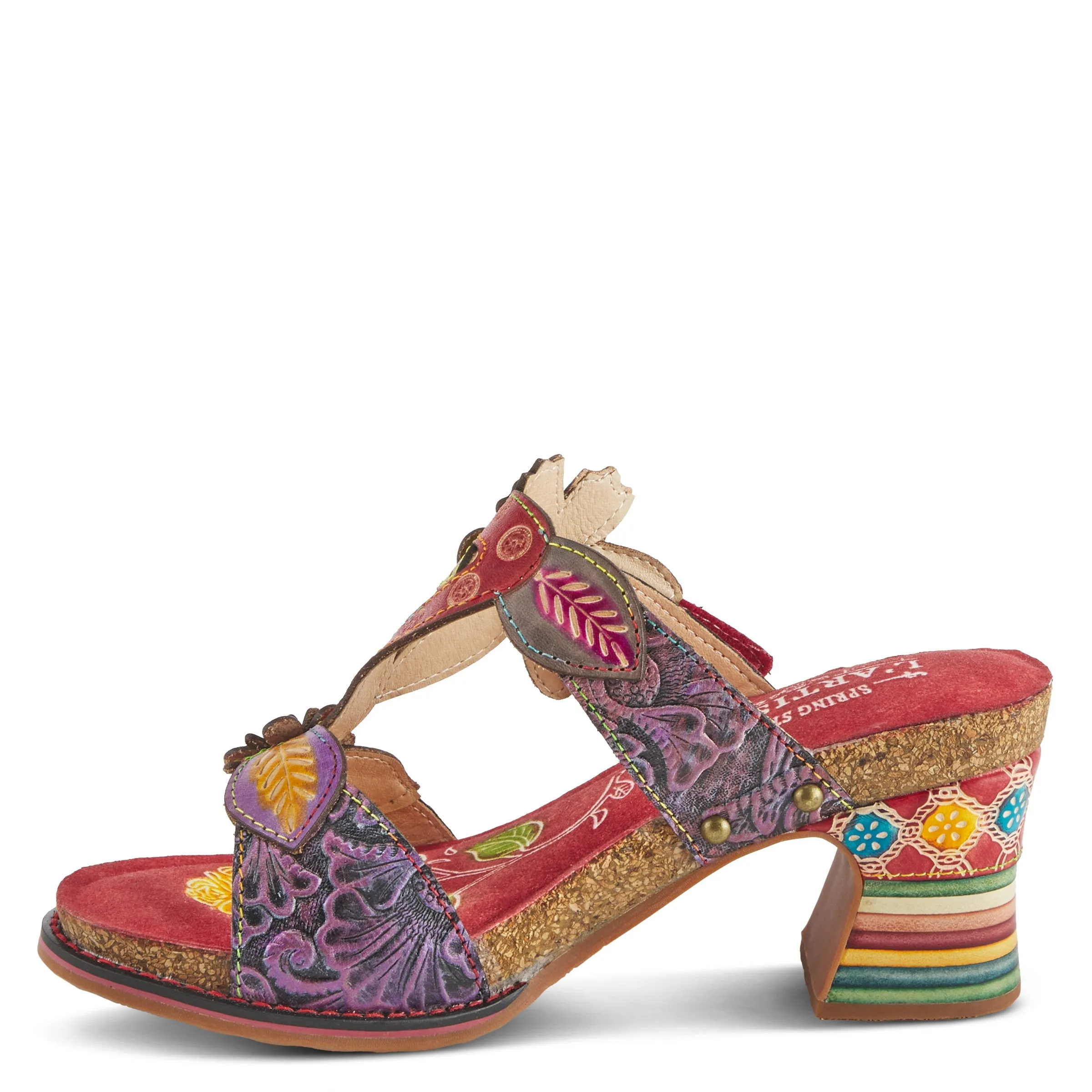 L'ARTISTE ROSSIE HEELED SANDALS