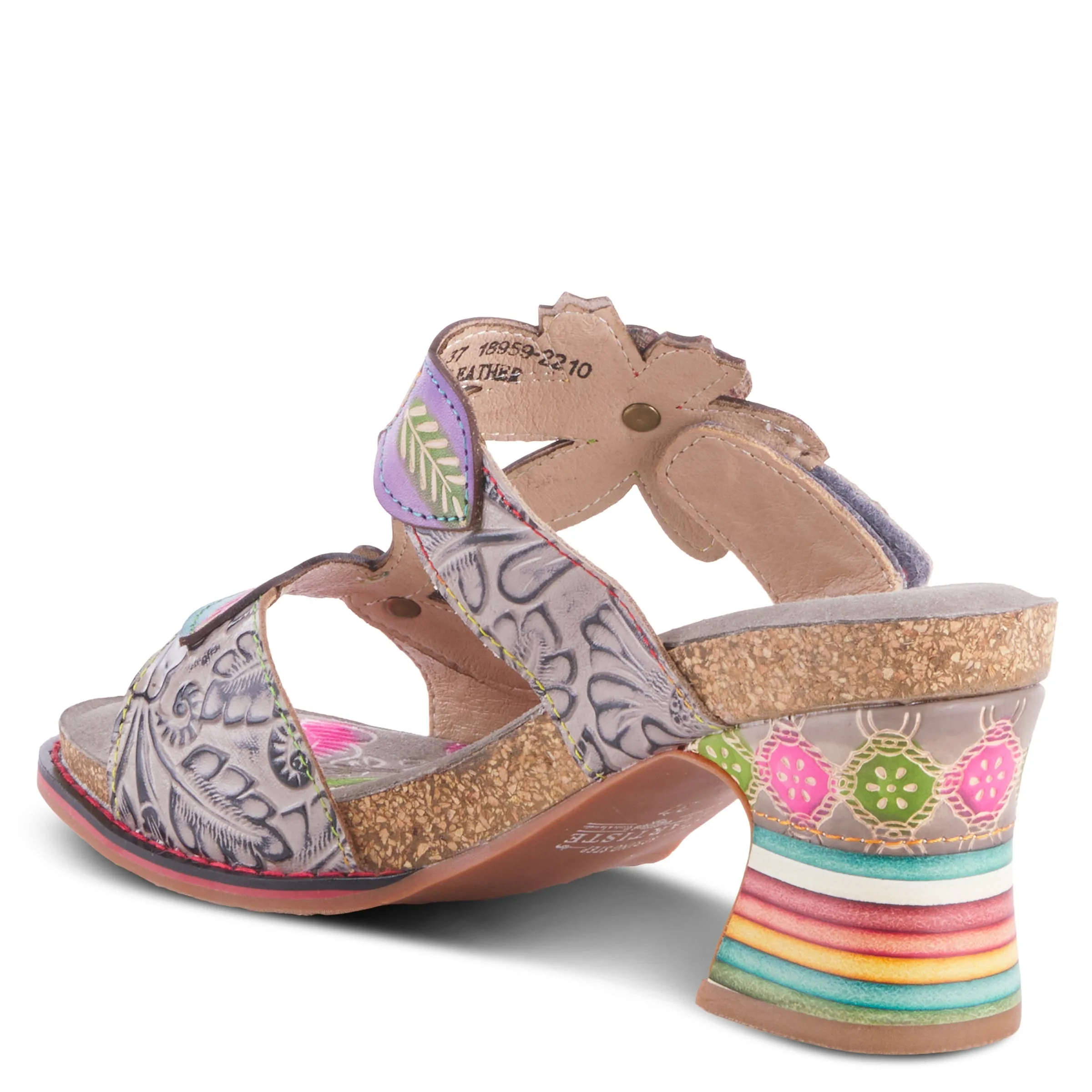 L'ARTISTE ROSSIE HEELED SANDALS