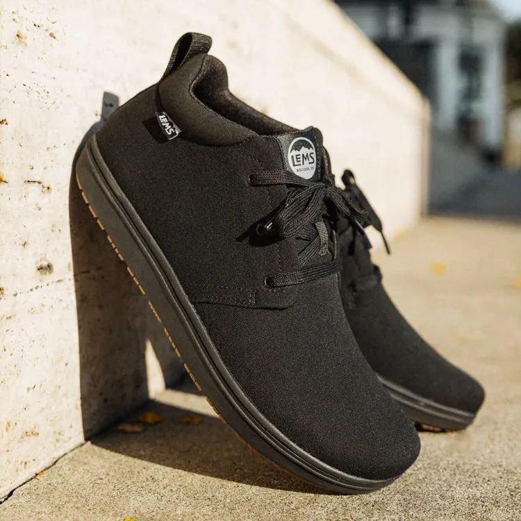 Lems Chukka Grip Canvas Blackout